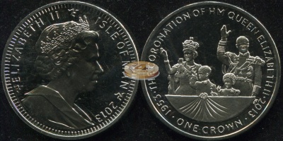 Остров Мэн. 1 крона. 2013 (Unc)