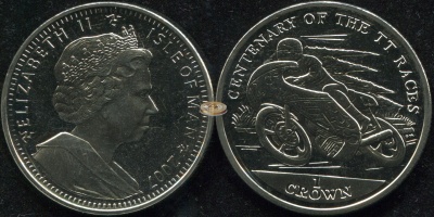 Остров Мэн. 1 крона. 2007 (Unc)