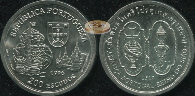 Португалия. 200 эскудо. 1996 (Unc)