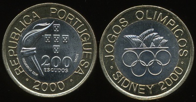 Португалия. 200 эскудо. 2000 (Unc)