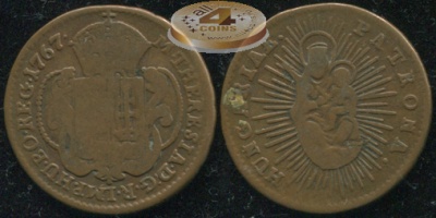 Священная Римская империя (Венгрия). 1 денар. 1767 (F)