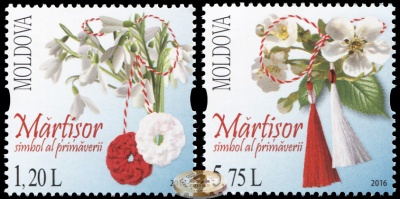 Молдова. 2016. Мэрцишор – символ весны (Серия. MNH OG)