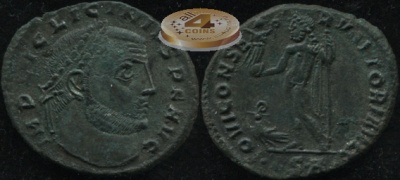 Римская Империя. Лициний I. фоллис (aXF/VF)