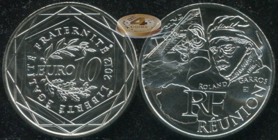 Франция. 10 евро. 2012 (Unc. Серебро)