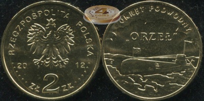 Польша. 2 злотых. 2012 (Unc)