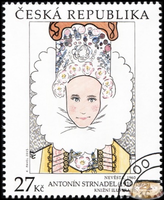 Чехия. 2015. Невеста. 1960. Antonin Strnadel [1910-1975] (П. марка. CTO Гашеная)