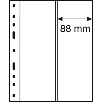 Лист Optima на 2 вертикальные секции [1 шт] (Leuchtturm)