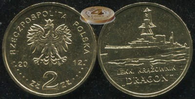 Польша. 2 злотых. 2012 (Unc)