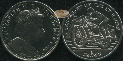 Остров Мэн. 1 крона. 2007 (Unc)