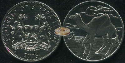 Сьерра Леоне. 1 доллар. 2006 (Unc)