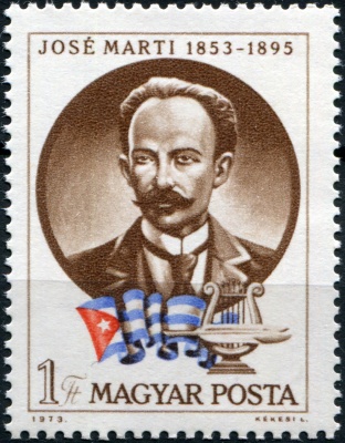 Венгрия. 1973. 120 лет со дня рождения Хосе Марти (1853-1895) (Почтовая марка. MNH OG)
