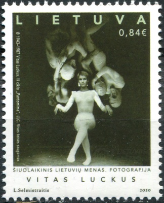 Литва. 2020. Фотография Витаса  Луцкуса, 1943-1987 (Почтовая марка. MNH OG)