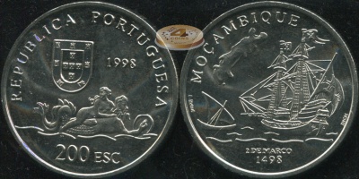 Португалия. 200 эскудо. 1998 (Unc)