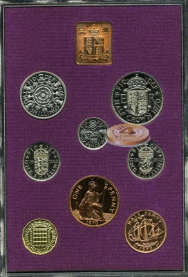 Великобритания. Официальный набор (8 монет) 1970