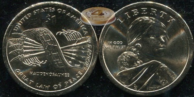США. 1 доллар. 2010 P (Unc)