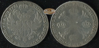 Священная Римская имп. 1 кроненталер. 1771 (VF. Серебро) 