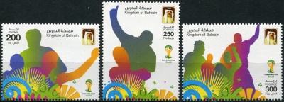 Бахрейн. 2014. Чемпионат мира по футболу 2014, Бразилия (Серия. MNH OG)