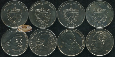 Куба. Набор №2 (4 монеты) 2002