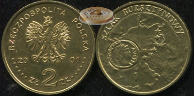 Польша. 2 злотых. 2001 (Unc)