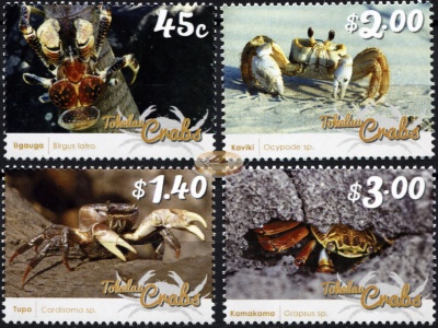 Токелау. 2015. Крабы Токелау (Серия. MNH OG)
