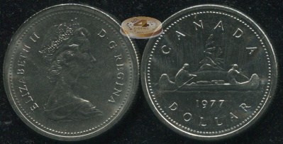 Канада. 1 доллар. 1977 (Unc)