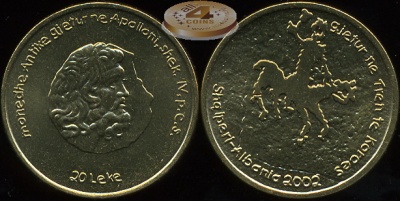 Албания. 20 лек. 2002 (Unc)