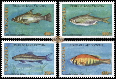Танзания. 2005. Рыбы озера Виктория (Серия. MNH OG)