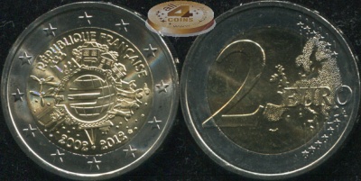 Франция. 2 евро. 2012 (Unc. Биметалл)