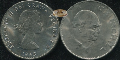 Великобритания. 1 крона. 1965 (aUnc-Unc)