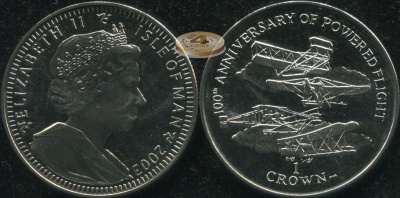 Остров Мэн. 1 крона. 2003 (Unc)