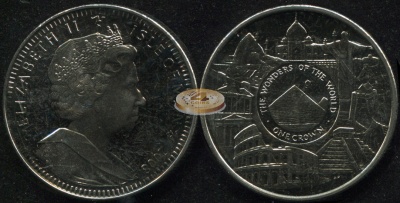 Остров Мэн. 1 крона. 2008 (Unc)