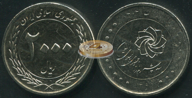 Иран. 2000 риалов. 2012 (Unc)