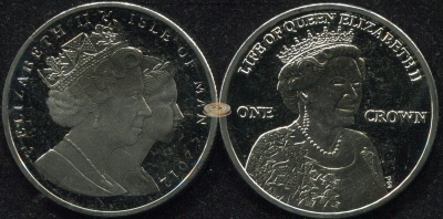 Остров Мэн. 1 крона. 2012 (Unc)