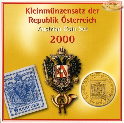 Австрия. Официальный набор (6 монет) 2000