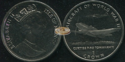 Остров Мэн. 1 крона. 1995 (Unc)