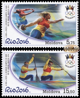 Молдова. 2016. XXXI Олимпийские игры в Рио-де-Жанейро (Серия. MNH OG)