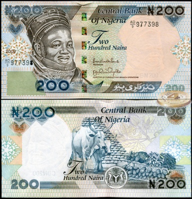 Нигерия. 200 найра (Unc) 2009