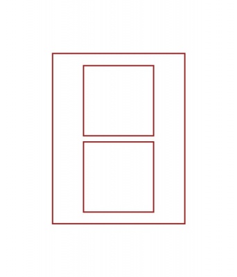 Бокс увеличенной высоты d-box. 2 ячейки (Lindner)