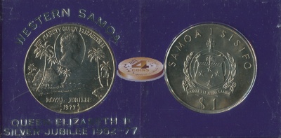 Самоа. 1 тала. 1977 (Box-Unc)