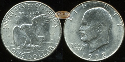 США. 1 доллар. 1972 (Unc)