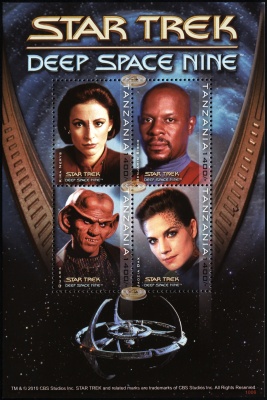 Танзания. 2010. Star Trek Deep Space Nine (Малый лист. MNH OG)