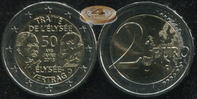 Германия. 2 евро. 2013.D (Unc. Биметалл)