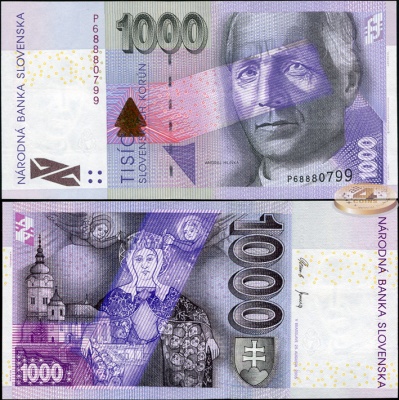 Словакия. 1000 крон (Unc) 2005
