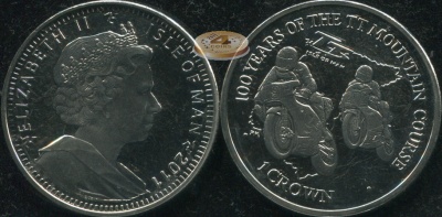 Остров Мэн. 1 крона. 2011 (Unc)