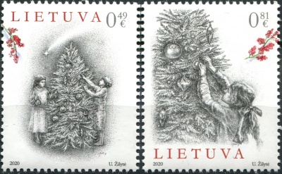 Литва. 2020. Рождество (Серия Почтовых марок. MNH OG)
