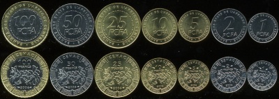 КФА Центр. Набор №2 (7 монет. 1 биметалл) 2006