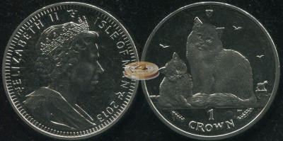 Остров Мэн. 1 крона. 2013 (Unc)