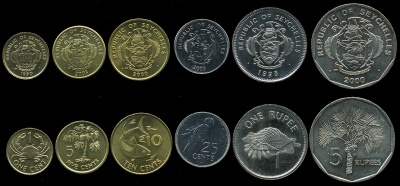 Сейшелы. Набор №2 (6 монет) 1990-2010