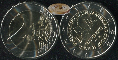 Словакия. 2 евро. 2011 (Unc. Биметалл)
