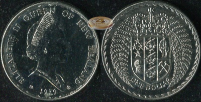 Новая Зеландия. 1 доллар. 1979 (Unc)